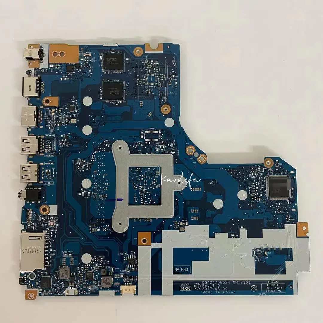 For Lenovo Ieadpad 320-15IAP Laptop Motherboard CPU:N4200 (SR2Z5) R17 2G  DG424/DG524 NM-B301 FRU:5B20P20639 100% Test Ok