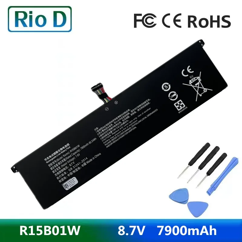 

R15B01W Laptop Battery For Xiaomi Mi Pro 15.6 Inch Series TM1701 171501-AQ Notebook 7900mAh/60.4WH Series Notebook