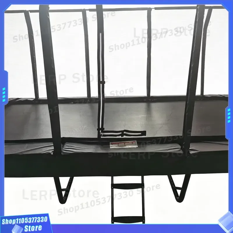 10x17ft Outdoor Garden Trampoline with Safety Net Foam Padding Galvanized Steel Frame for Kids Playground Customizable PVC