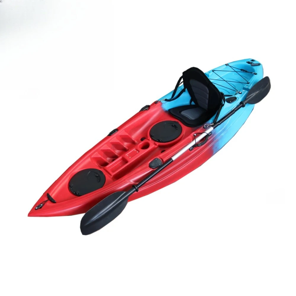 No Inflatable Single Sit On Top Thermoforming Fishing Kayak Wholesale With Deluxe Seat