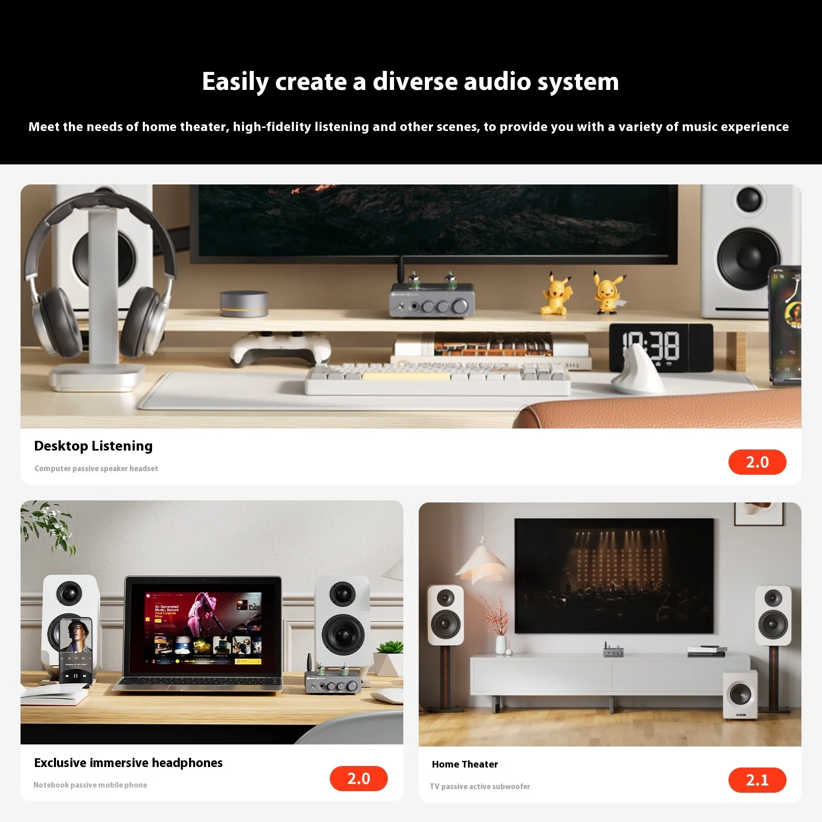 Fosi Audio T20X MKII Bluetooth ламповый усилитель TPA3221 QCC3031 Bluetooth чип усилитель для наушников для домашнего кинотеатра динамик