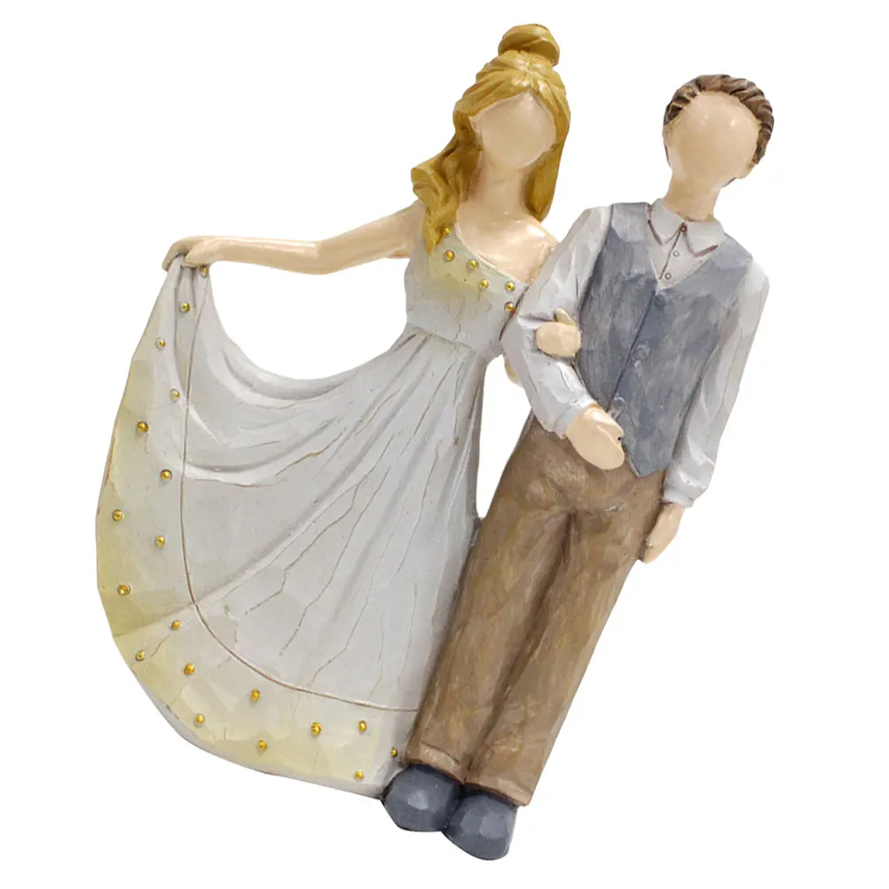 

Jewelry Box Resin Couple Sculpture Lover Hugging Figurine Home Decor Wedding Gift Desktop Ornament Valentine Present Mini Model