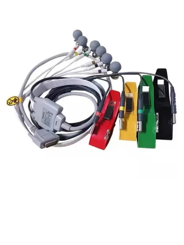 Suitable for R3 R12 electrocardiograph with 12 lead wires, banana plug thickened