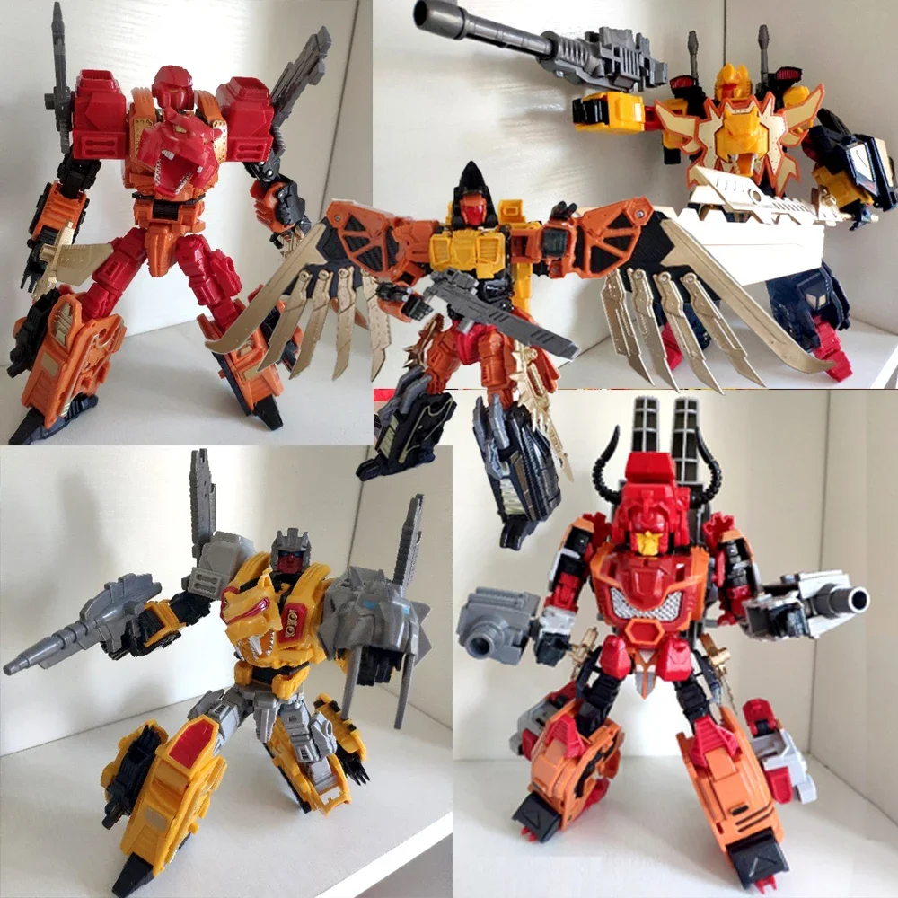 トランスフォーマー　JINBAO製 MILITARY TEAM　5体セット JINBAO製 拡大版プレダキング 5体変形合体 約40cm巨大ロボ｜Yahoo