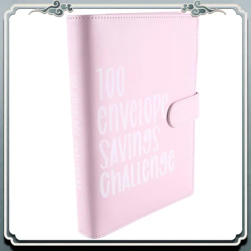 100 Envelopes Challenge Binder, Simple And Interesting Way To Save 5,050, Budget Planning Book Reusable Easy To Use