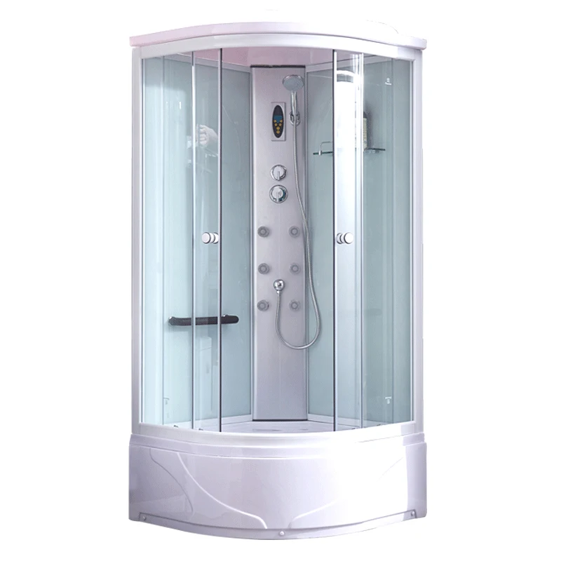 

Shower room with integral fan-shaped enclosed bathroom, waterproof, moisture-proof, dry and wet separation shower room