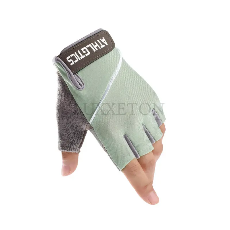 Fishing Accessories One Pair Neoprene PU Breathable Leather Pesca Fitness Carp Anti Slip Fishing Gloves Universal For All Season