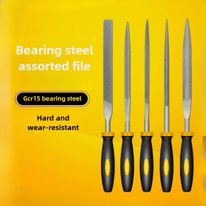 Alloy Steel File Set Precision Round Half Round Flat Square Triangle Hand Files for Woodwork Tools metal file wood carving tools