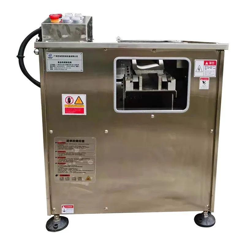 Picture 7: Fully Automatic Double-groove Oblique Fish Fillet Slicing Machine Stainless Steel Fish Meat Slicer Processing Machine