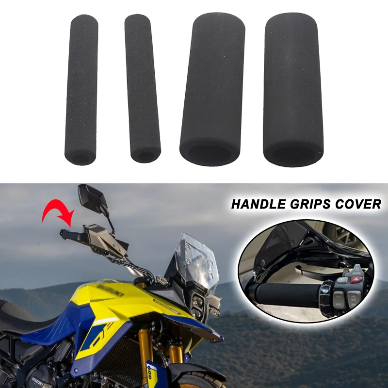 

Motorbike Anti Vibration Handle Bar Foam Comfort Slip Over Grips For Suzuki VSTROM 800DE V-Strom DL650 DL1000 DL250 DL 650 1000