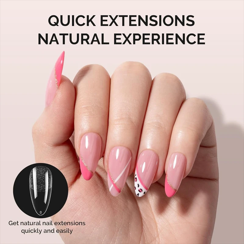 Medium Almond-Shaped Nail Tips - 120 Pieces, 12 Sizes, Transparent Acrylic, Semi-Matte Full-Cover Nail Art, Suitable for DIY Nail Extensions and Salon Use, Pre-Shaped Long-Lasting Nail Art