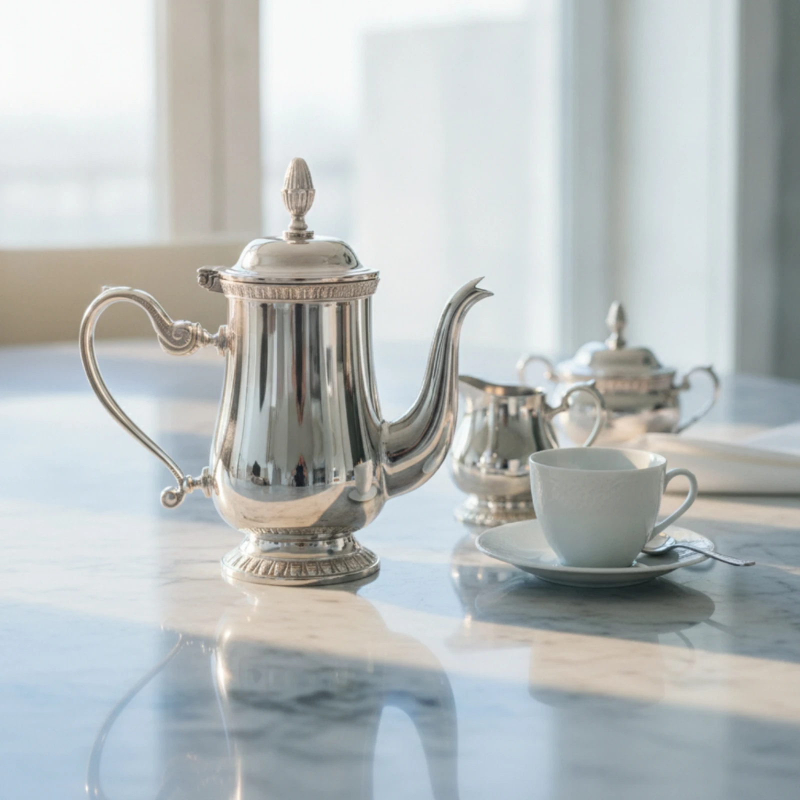 Serving Platter Mirror Finish Party Platter Tableware Premium Dinnerware High-Quality for Hosts, Tabletop Decor, Tea Service