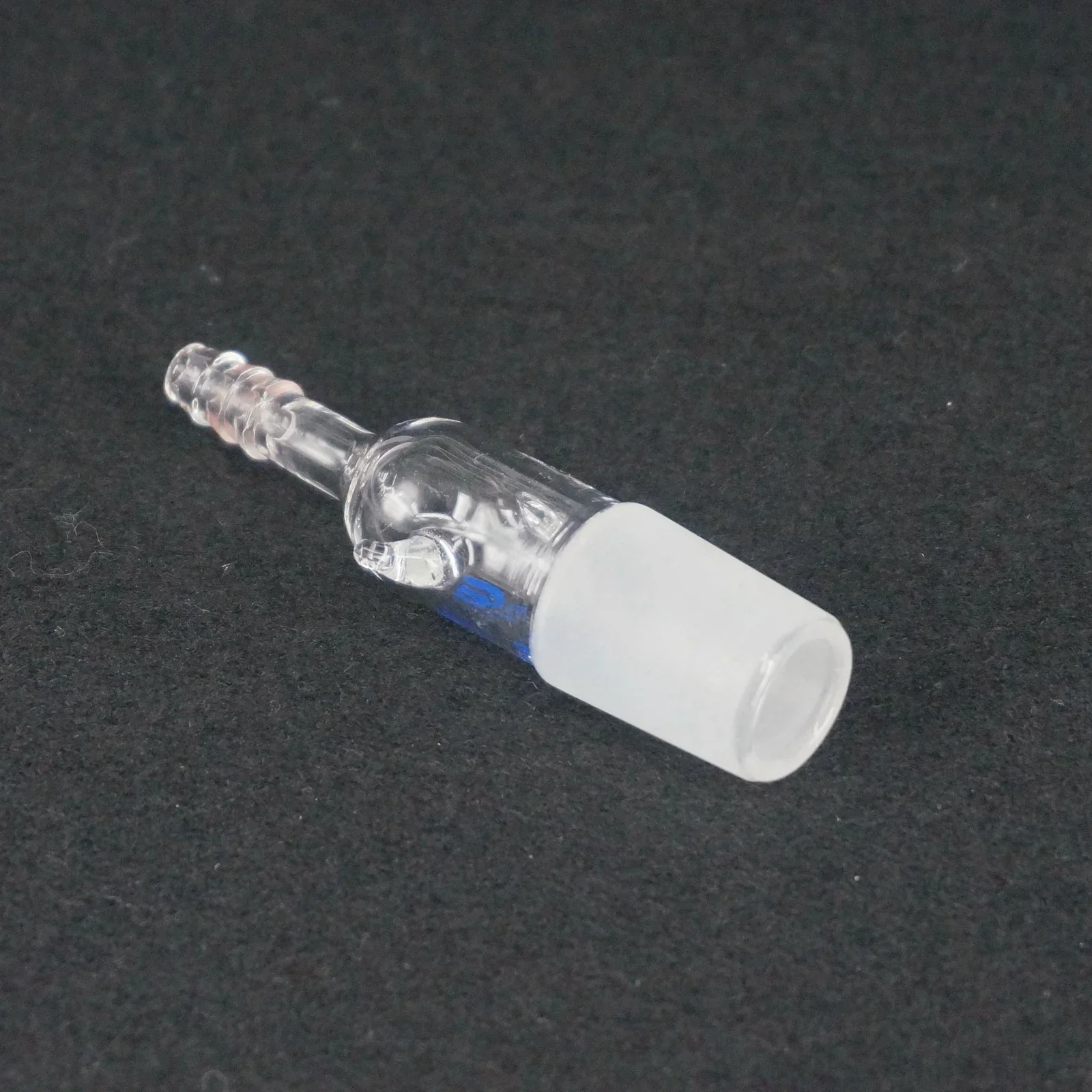 24/29 Joint 9mm Hose Connection Laboratory Glass Straight Vacuum Inert Gas Adapter