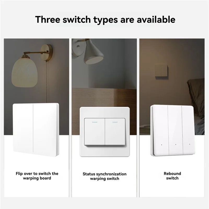 Модуль умного одинарного пожарного переключателя Tuya Zigbee 3,0, двустороннее управление, поддержка голосового управления, домашняя автоматизация «сделай сам», 2 группы