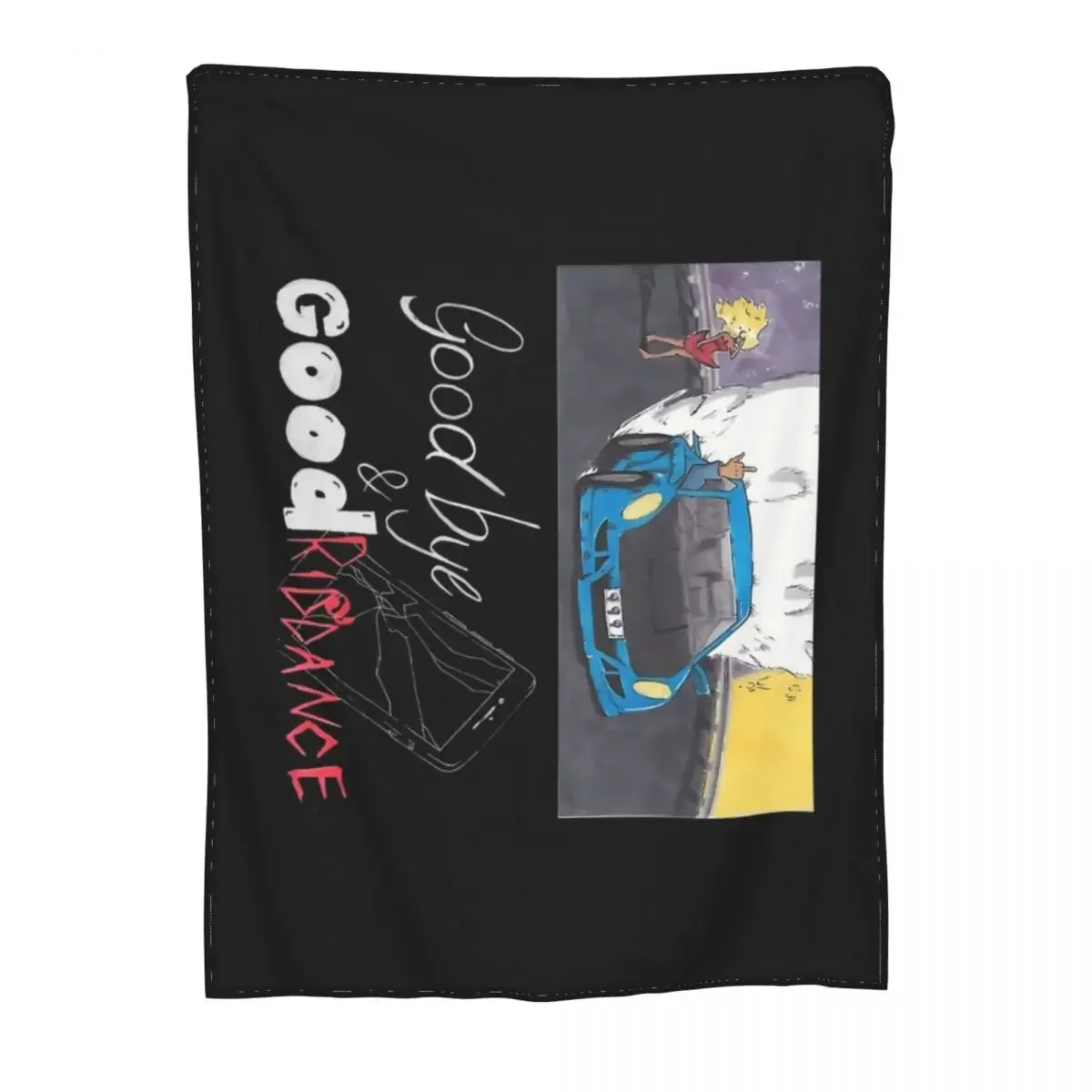 Juice Wrld Good\\t Throw Blanket Flannel Fabric cosplay anime