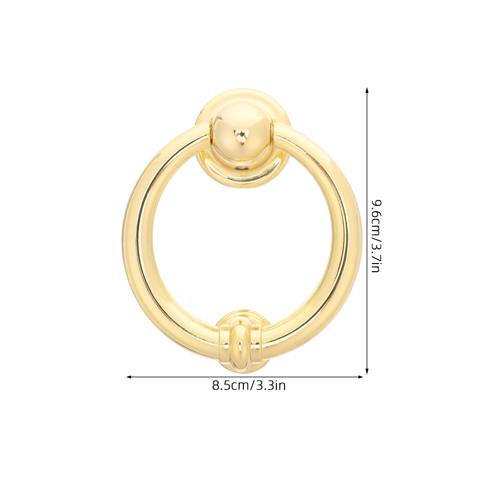 مطرقة باب أنيقة من سبائك الزنك بتصميم معاصر وصوت عالٍ شفاف وسهل التركيب ومدخل أمان المكتب المنزلي