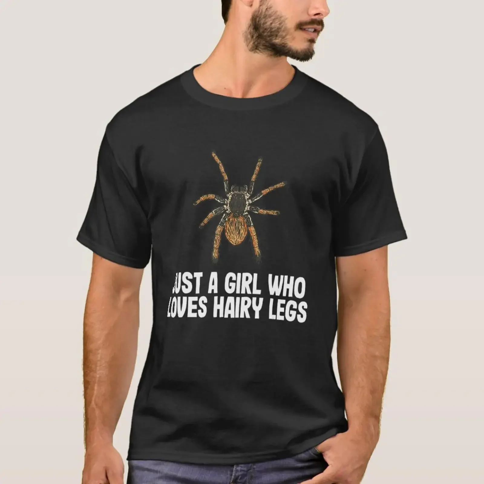 Tarantula Huge Spider Baby Costume Arach T Shirt vintage Washed homme Casual Soft streetwear Stretched Stylish Unisex