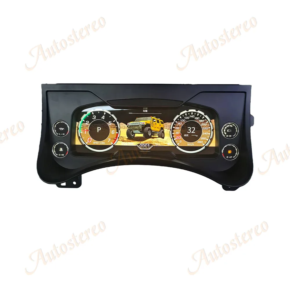 Dashboard Digital Cluster For Cadillac Escalade 2003-2006 Car Radio Carplay Android Vertical Screen Automotive 2 Din Multimedi