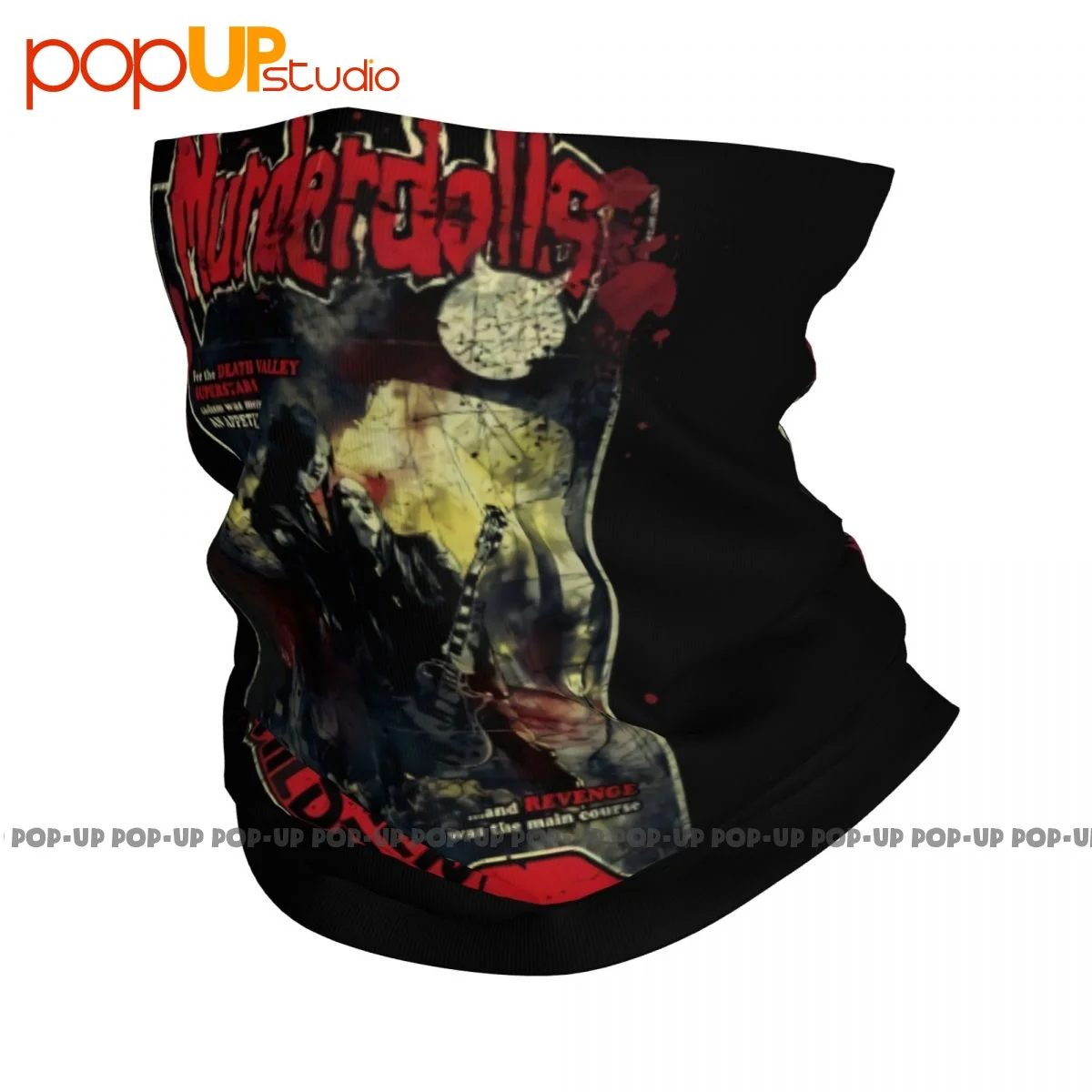 Murderdolls 80S Horror Vintage Poster Band Neck Gaiter Bandana Scarf Face Mask