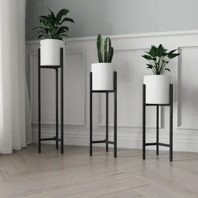 Nordic Golden Plant StandModern Iron Plant Shelf for Living RoomCreative Greenery Stand for Indoor Plants New Arrivals