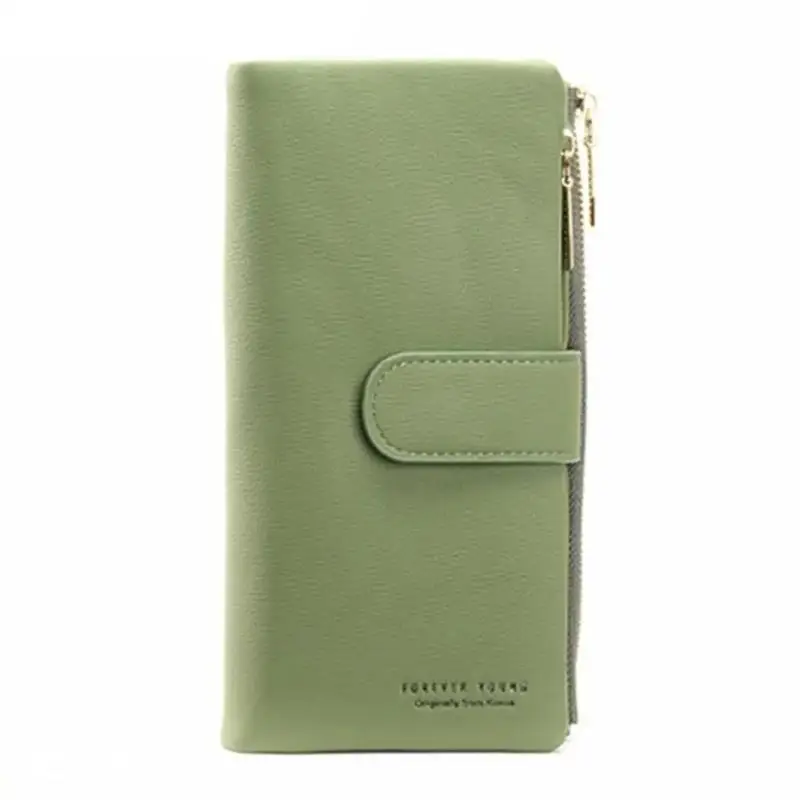 Wallets Big-capacity Korean Version Card Holders Double Zippers Money Clip Coin Purses Multi-card Phone