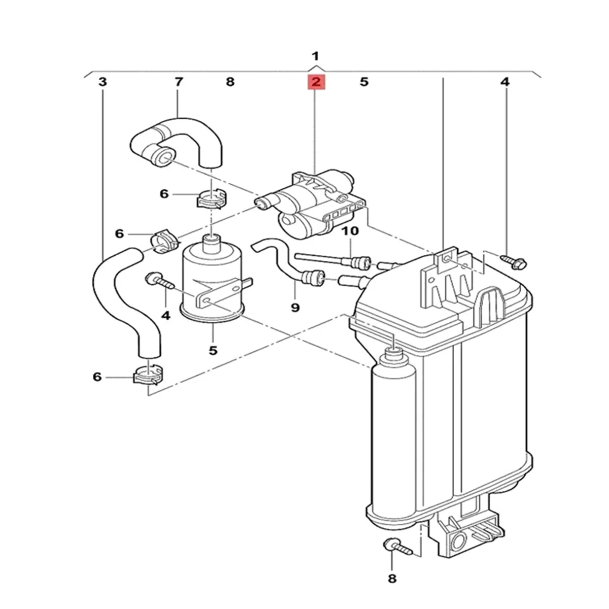 Evaporative Emission System Leak Detection Pump for Audi A3 VW Jetta Passat Tiguan Touareg Beetle 7L0906243D