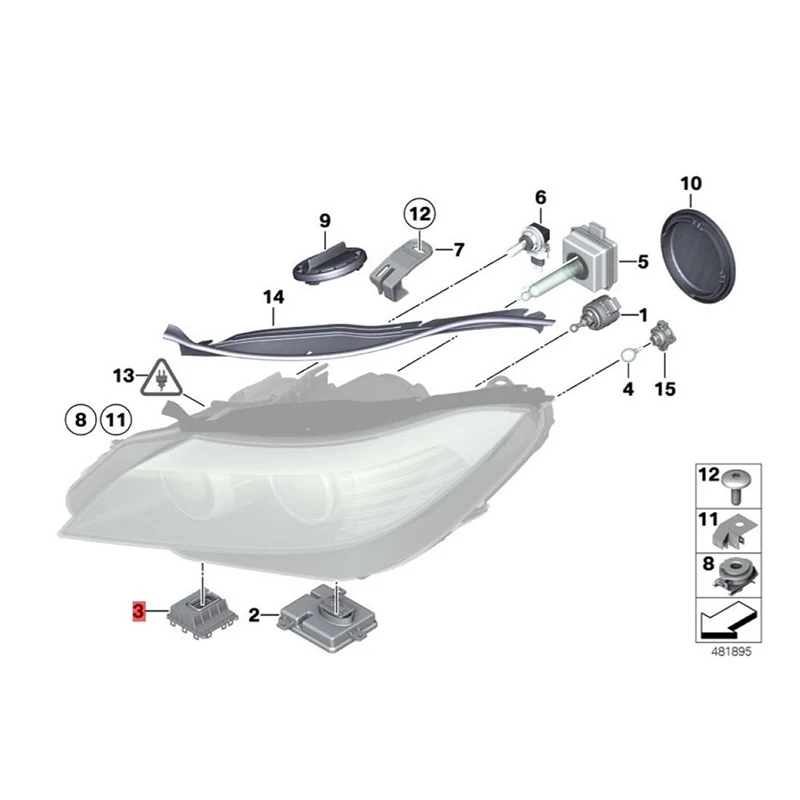 2Pcs Car Adaptive Headlight AFS Control Module 63117182396 For BMW E90 E92 E93 E70 X5 E71 X6 E72 X6 E89 Z4 2007-2012