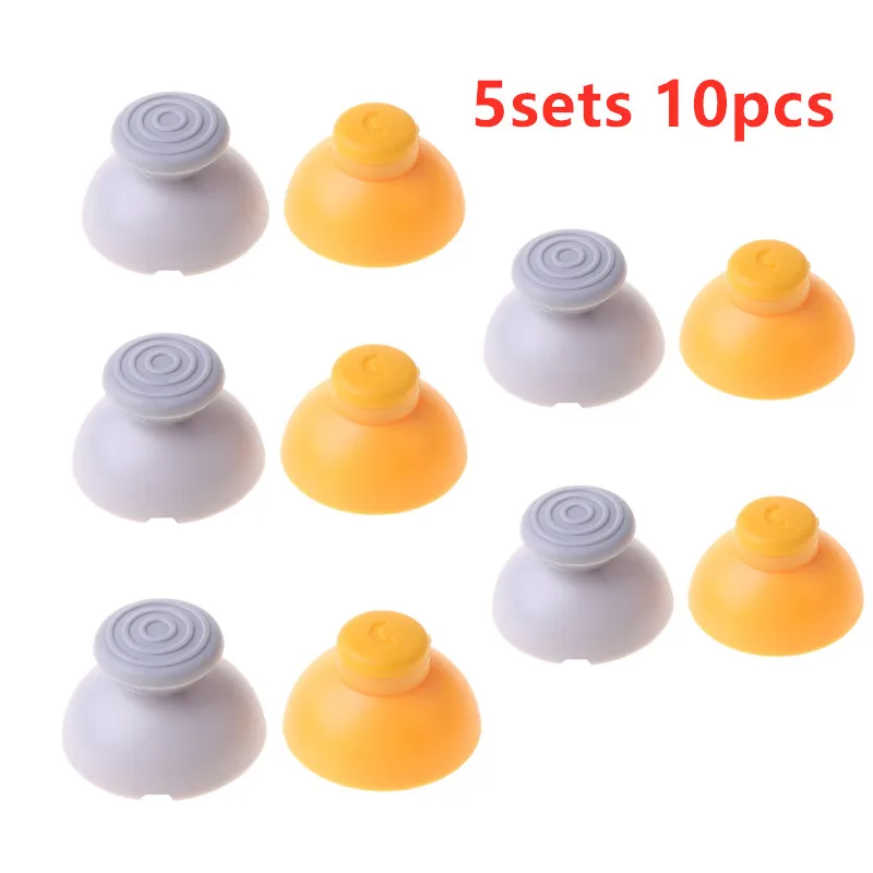 1/2/5sets Analog Thumbstick Joystick Stick Cap Caps for Gamecube NGC GC controller Left and right thumbsticks