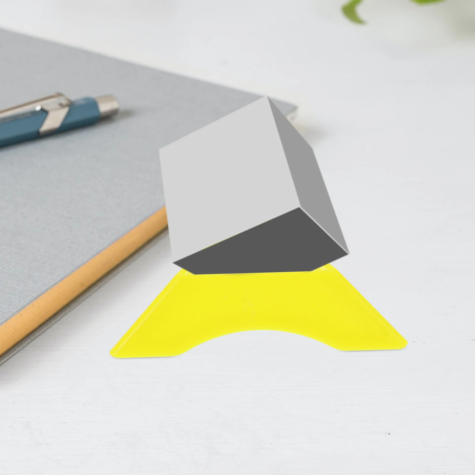 20 stuks kleurrijke standaard driehoekige basis displayhouder voor puzzelorganisator collectie statief ondersteuning standaard accessoire