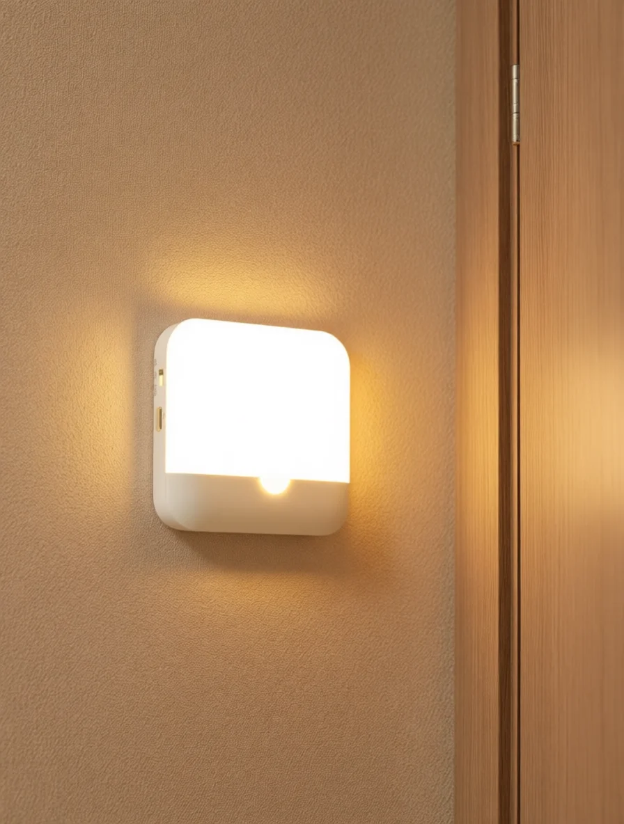 USB-C Rechargeable Square Motion Sensor Light