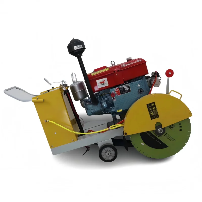 1200mm Blade Diesel Tracked Road Cutter 500mm Deep Cut Asphalt Concrete Saw Machine