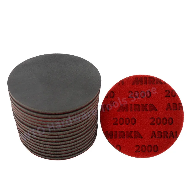 

4 Inch Sponge Sanding Discs 180-4000 Grit Abralon Sandpaper Foam Hook and Loop Sponge Sandpaper for Glass, Automotive