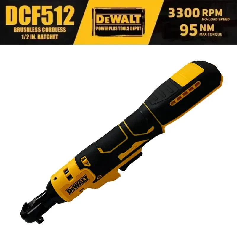 Dewalt DCF512 1/2 Inch 3/8 Brushless Ratchet Right Angle Wrench LED Cordless Driver Variable Speed Power Wrench Power Tools