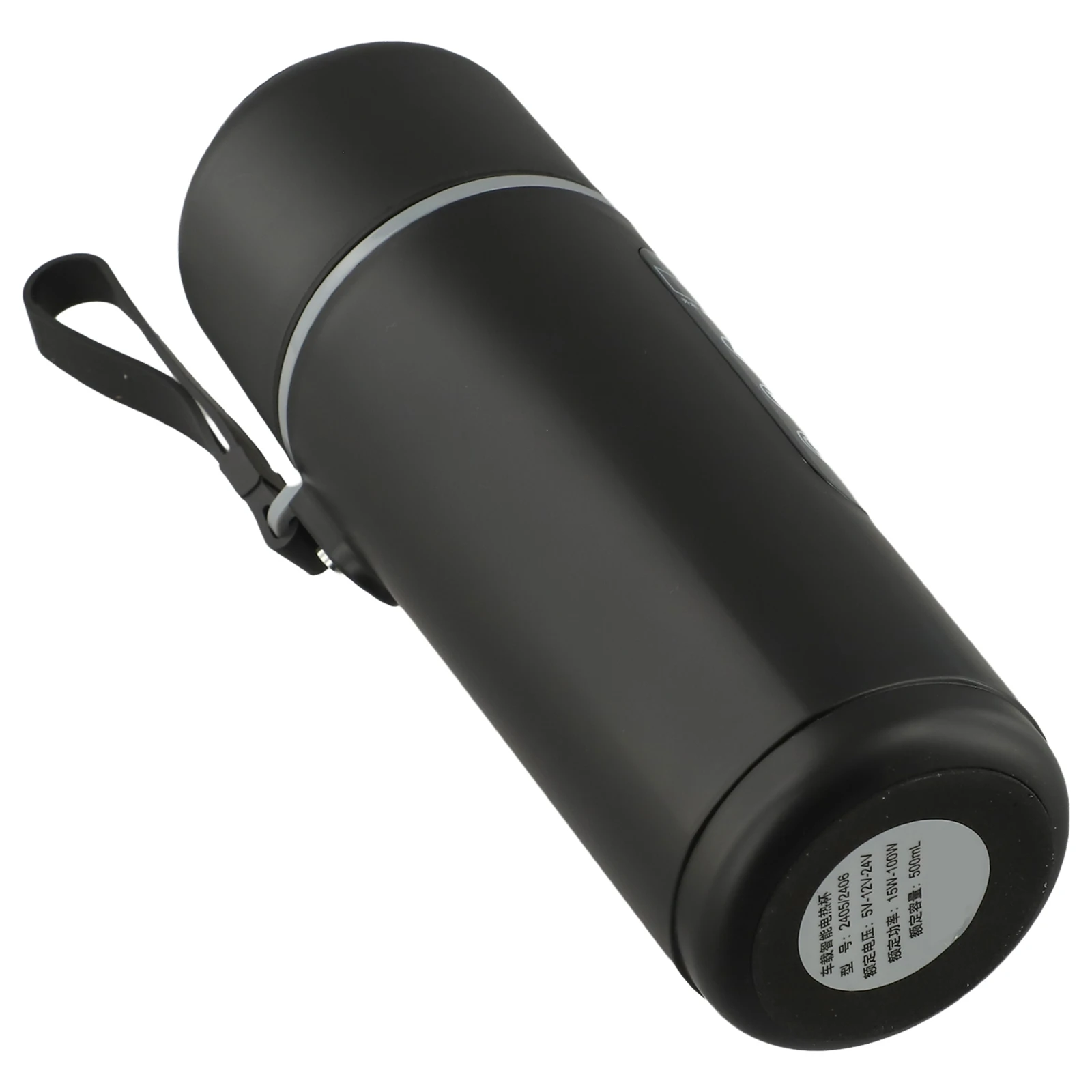 12V 24V Vehicle Cooker Electric Heated Travel Mug Traveling Camping Vehicle Compatible Real-Time Temperature Display