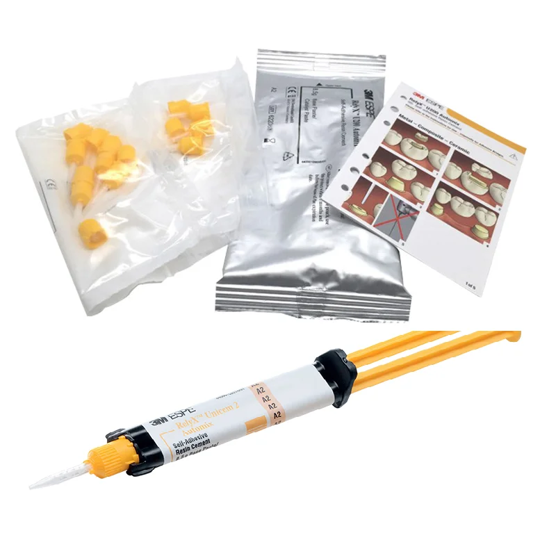 3M ESPE RelyX U200 Self-Adhesive Resin Cement Clicker 11g And Automix 8.5g 3M U200 Dental Resin Cement