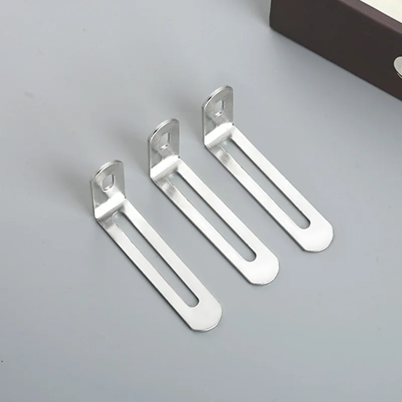 

4PCS Small Adjustable Corner Code Right Angle Board Support Gasket Hanging Piece Cabinet Fixed Iron Corner Code Hardware