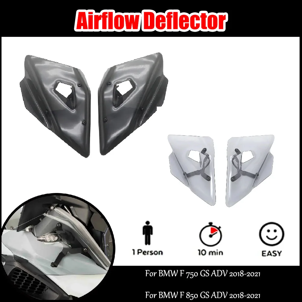 

ApplyTo аксессуары для мотоциклов, дефлектор верхнего указателя поворота, дефлектор воздушного потока лобового стекла для BMW F750 GS ADV F 850GS ADV 2018-2021