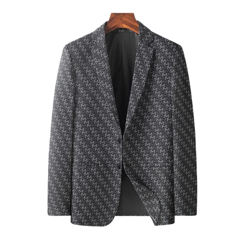 

2026 Blazer New Fashionable and Slimming Middle-aged Business Casual Trend Wedding Banquet Host Men Outdoor Performance Blazer