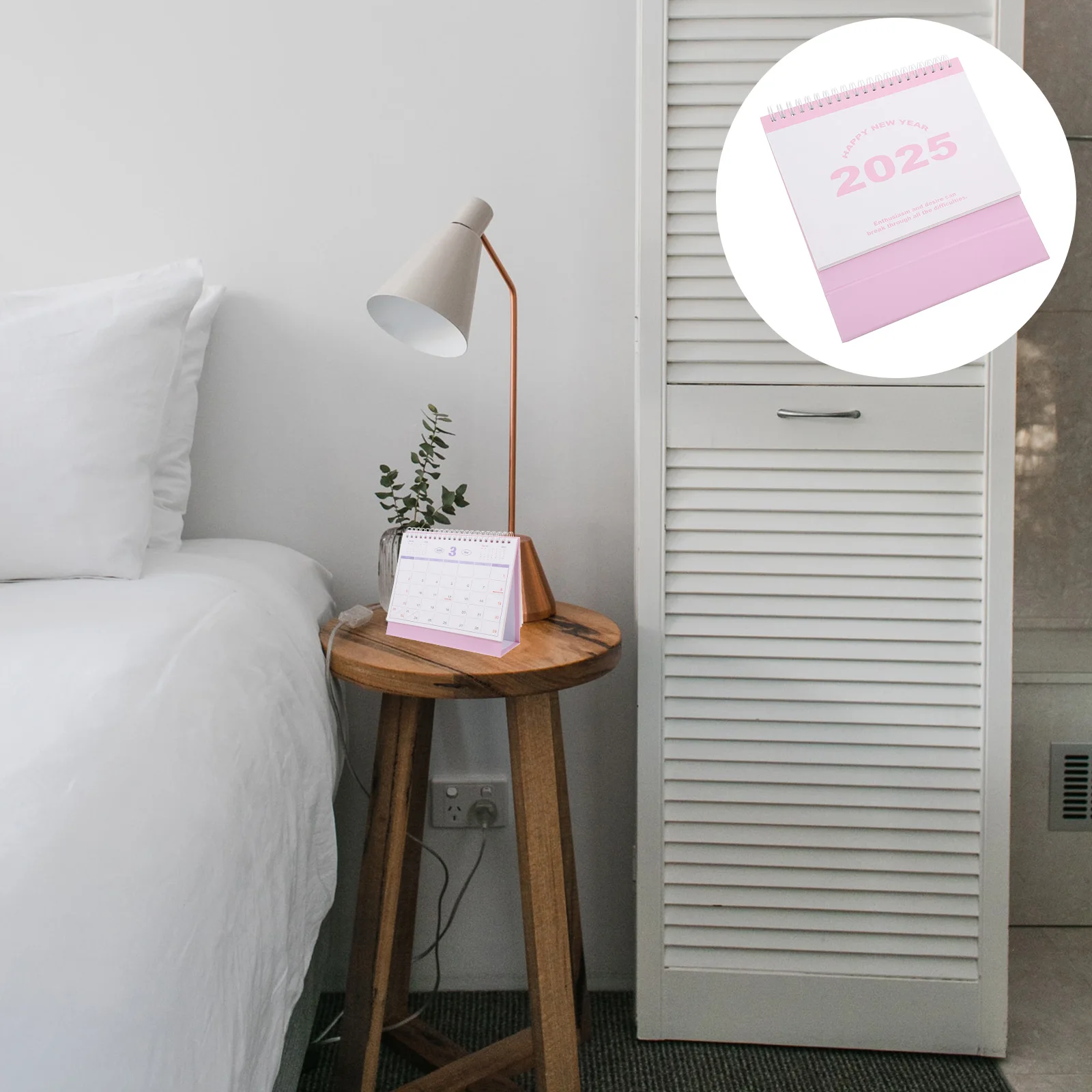 

Маленький складной настольный календарь на 2025 год, милый эстетический ежемесячный планировщик, портативный мини-календарь для офиса, дома, декора класса