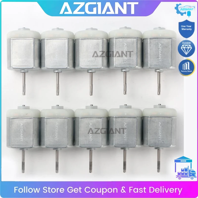 

AZGIANT 1/5/10PCS Small Electric Motor FC260 DC 3V -12V High Speed 48mm Axis Car Accessories Hair Dryer Fans Scientific DIY Toys