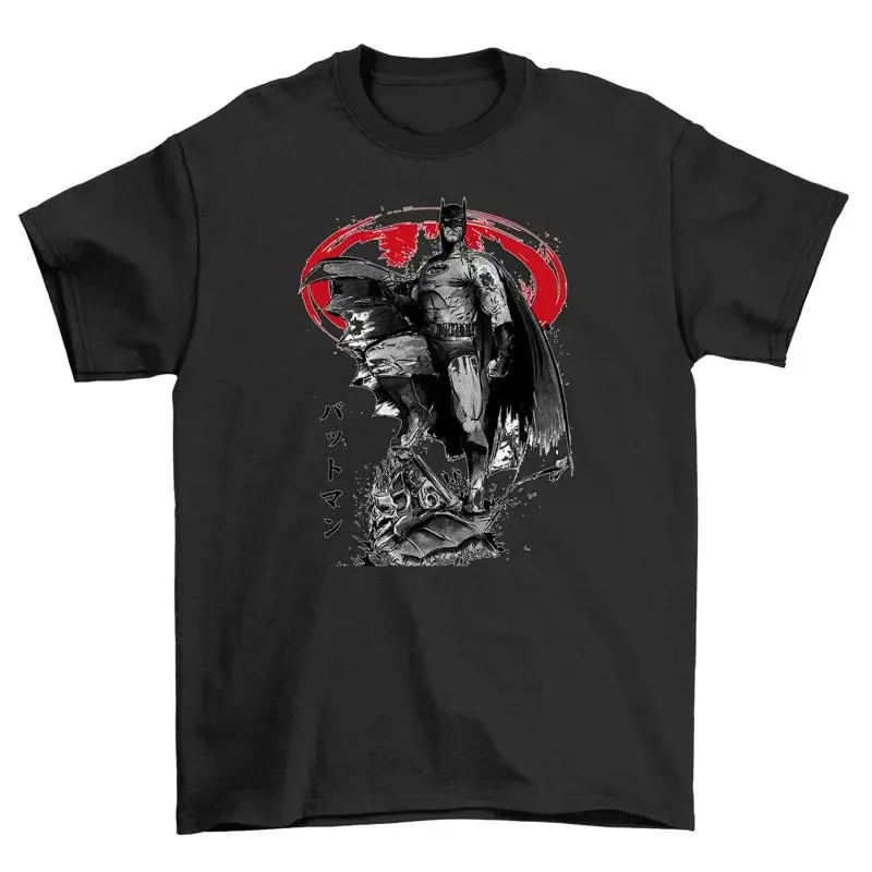 Camiseta Bat Sumi e del Caballero Oscuro de Gotham en Splendor Artístico, divertida y original