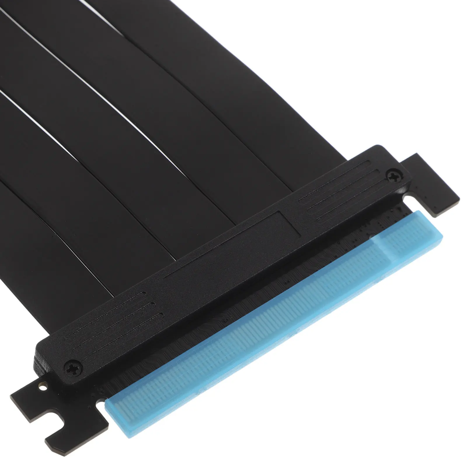 Shielded Pcie 3.0 Ribbon Cable 10Cm Vertical GPU Riser High Speed Graphics Card Extension for Atx Case Cooling