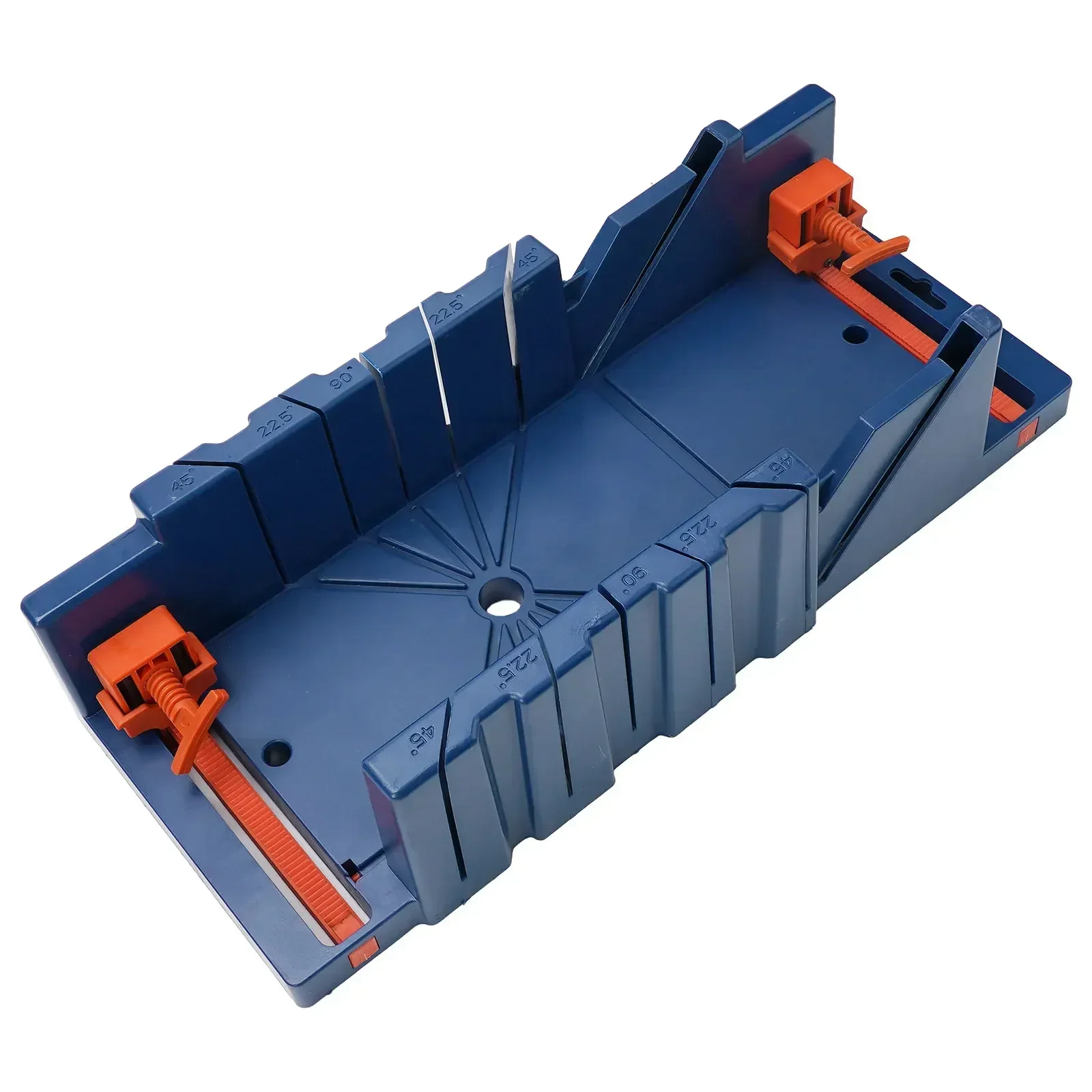 Tool Mitre Saw Box Woodworking 45 Degree Cutting Cutting Multifunction S/M/L 90 Degree Cutting ABS Plastic Blue