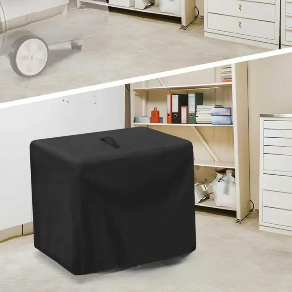 6 Gallon Portable Pancake Air Compressor Cover Dustproof Oxford Fabric Black Suitable For Air Compressor Protective Cover