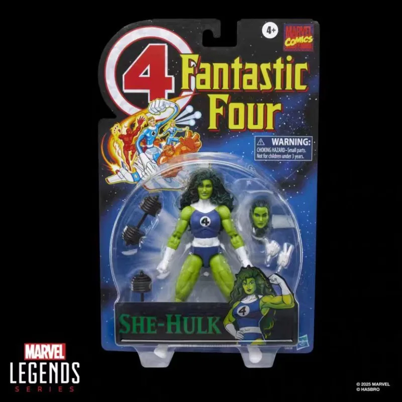 

Оригинальная коллекционная фигурка She-Hulk из серии Hasbro Marvel Legends Comics Fantastic Four, игрушки-украшения