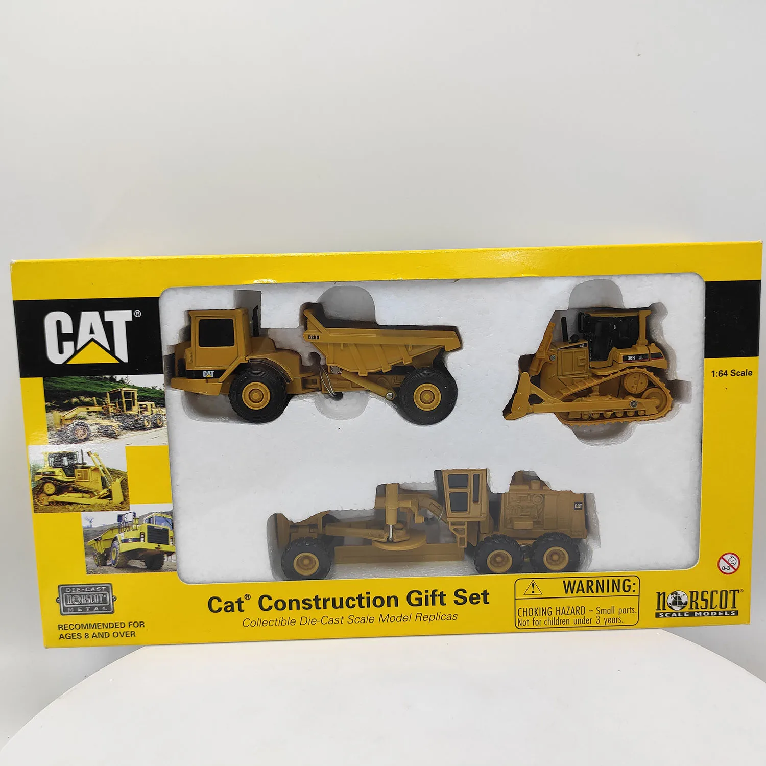 Diecast CAT 1/64 Schaal Motor Grader Loader Bulldozer Simulatie Legering Model Auto Collectible Toy Gift Souvenir Display Ornament