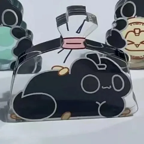 زخرفة سطح المكتب الجديدة ذات الجمالية العالية من الأكريليك التنكرية محلية الصنع لتقديمها للأصدقاء والصديقات #2