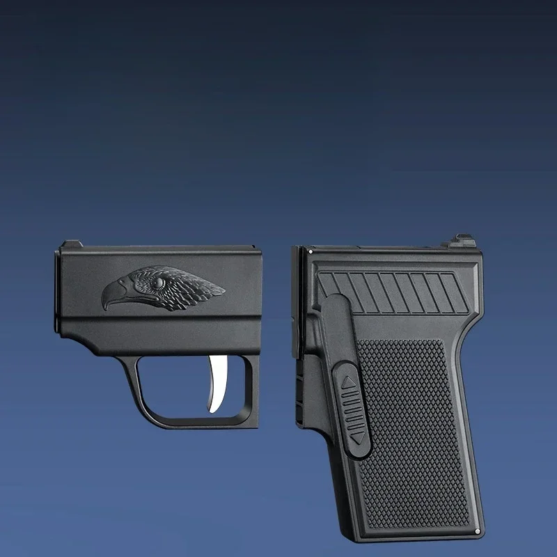 جديد في الهواء الطلق صندوق سجائر محمول نفخ ولاعة يمكن أن تحمل نوع البندقية سبليت جت نفخ يندبروف أخف الرجال أداة #4