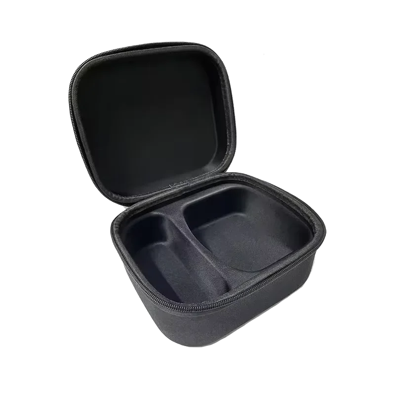 Tactical headphone bag, headphone protective case, EVA hard headphone storage bag. Used to store earmuffs and glasses