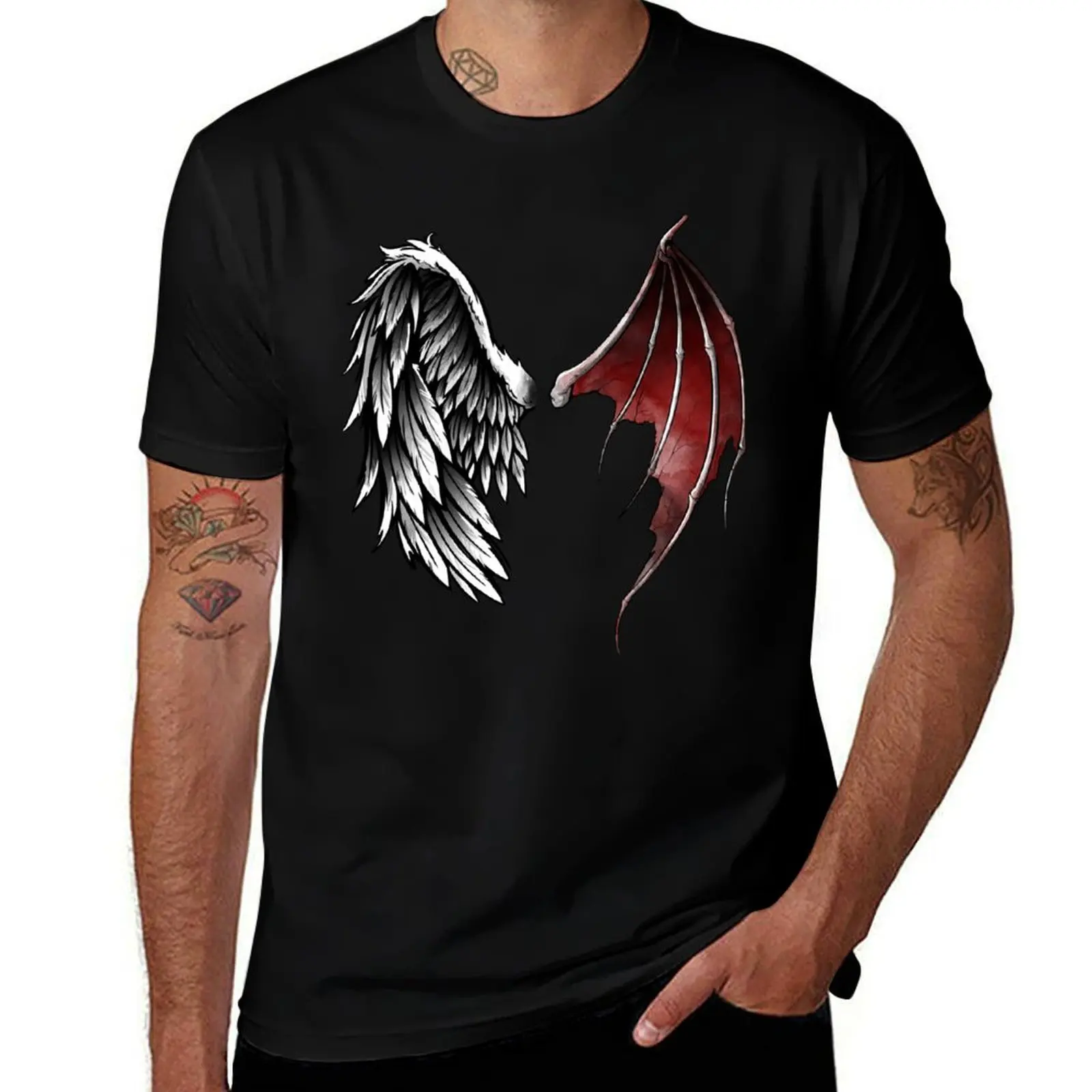 Lucifer wings T-Shirt Anti-Wrinkle Short Sleeve T-Shirt